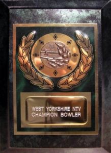 Tenpin bowling trophy