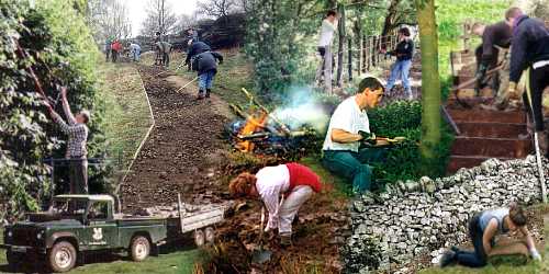 Montage of different types of work we do